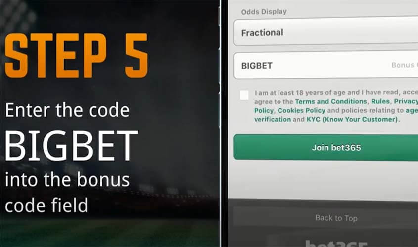 Bet365 sign up deals