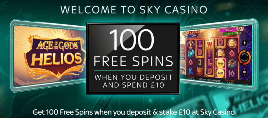 sky casino welcome offer