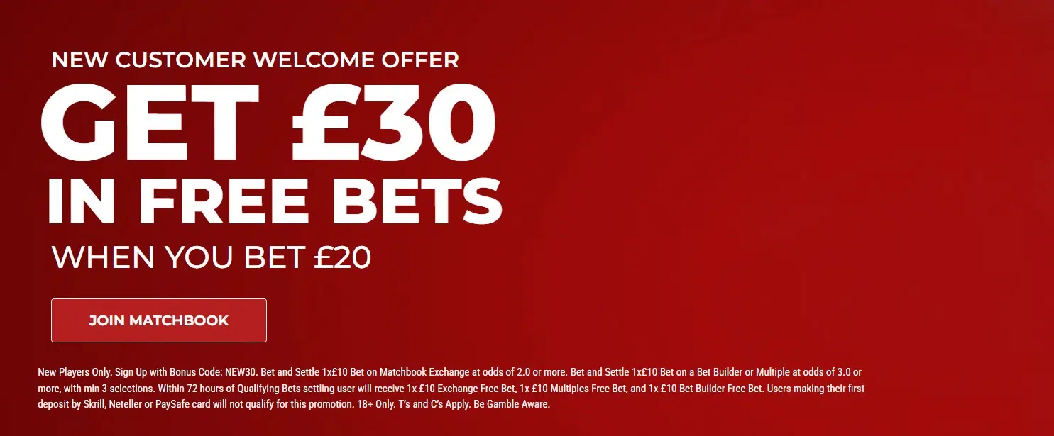 Matchbook Bonus Code Offers