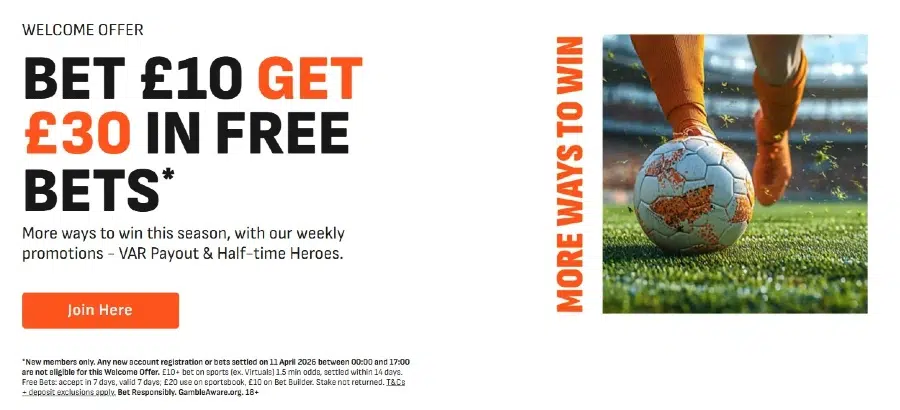 livescore bet new welcome offer in UK for new players