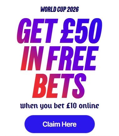 betfred uk new world cup 2026 bonus offer